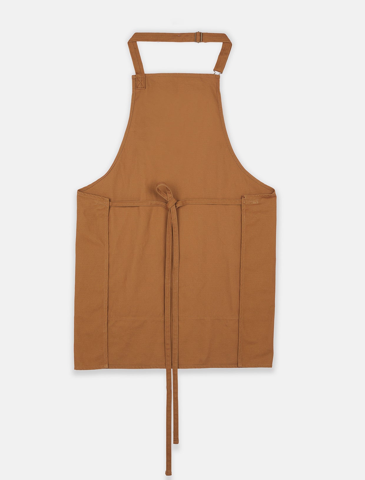 トップス papier Apron brown Fileas Bib Apron – Taupe with Contrasting Neck Strap (Unisex)