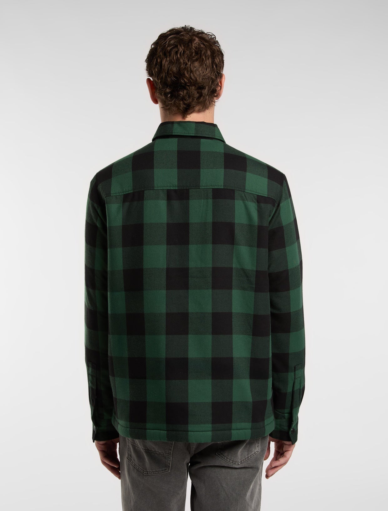 SALE新品LONG PINE ☆シレナイロンチェック切り替えジャケット☆XL 