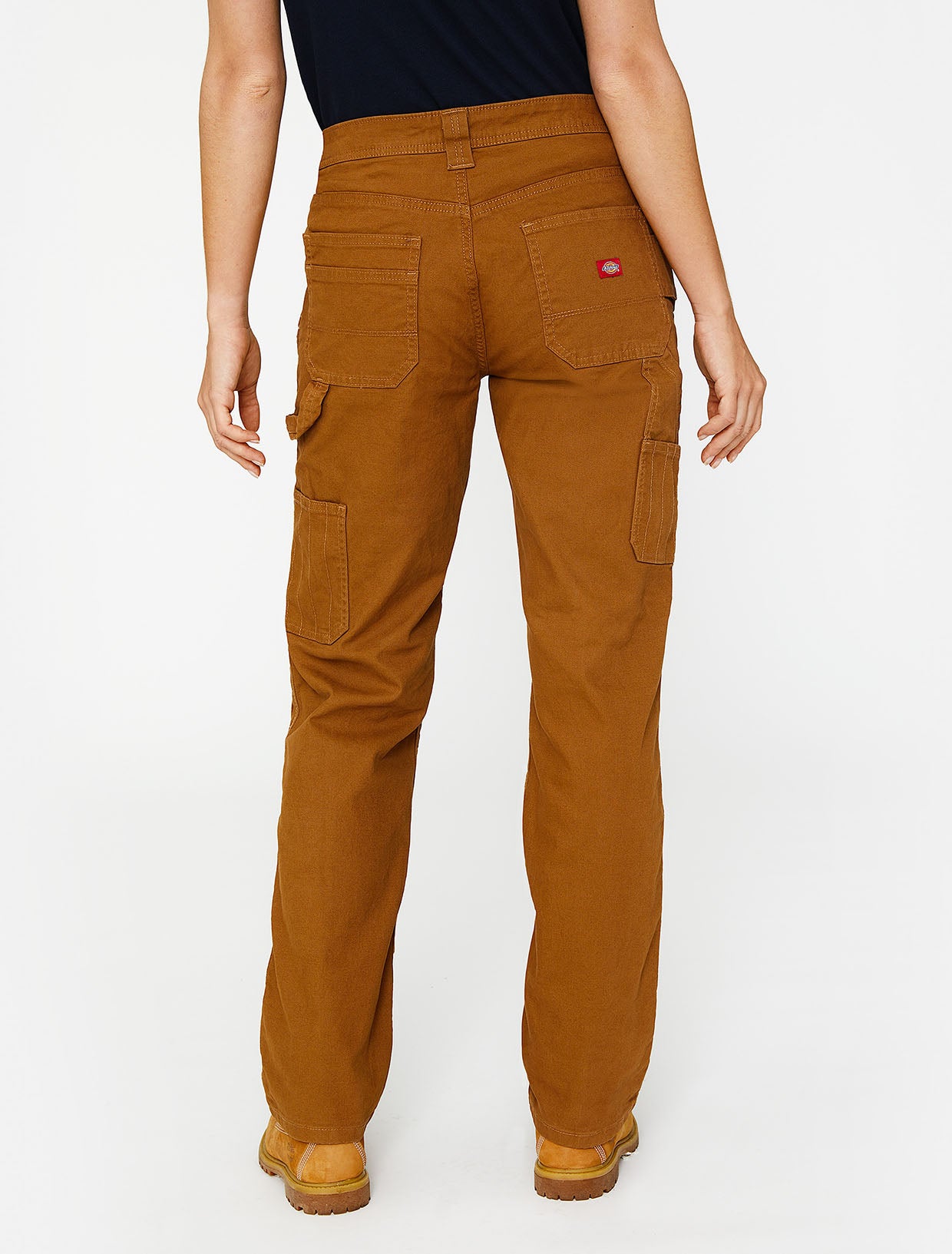 POINTER(ポインター） Brown Duck CARPENTER JEAN Dickies Sanded Duck Carpenter Work Safety Pant DU336 - Brown Duck