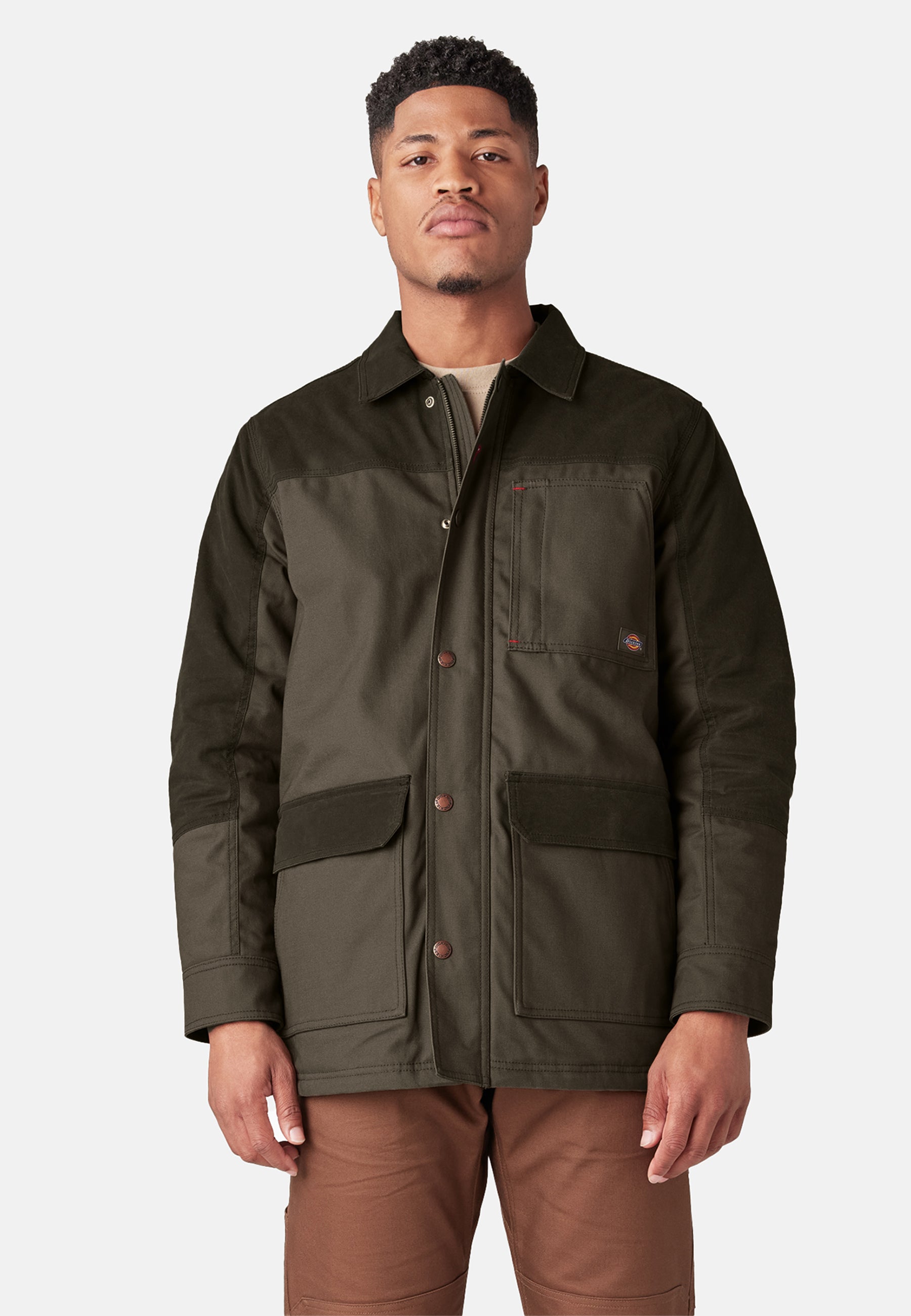 Wax coated canvas chore jacket | Dickies GB