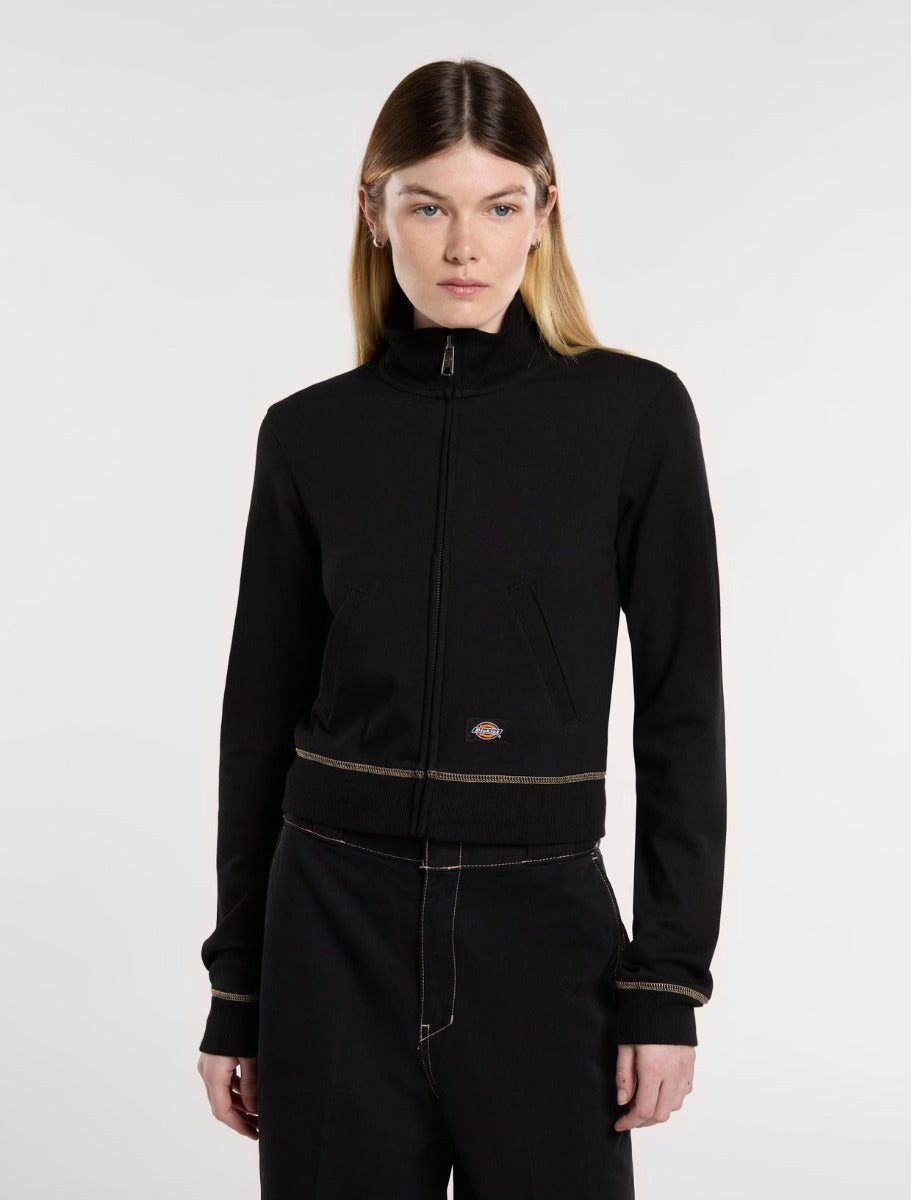 Funnel neck full-zip cardigan | Dickies GB