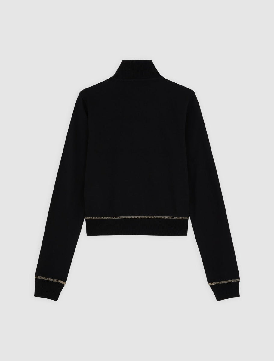 Funnel neck full-zip cardigan | Dickies GB