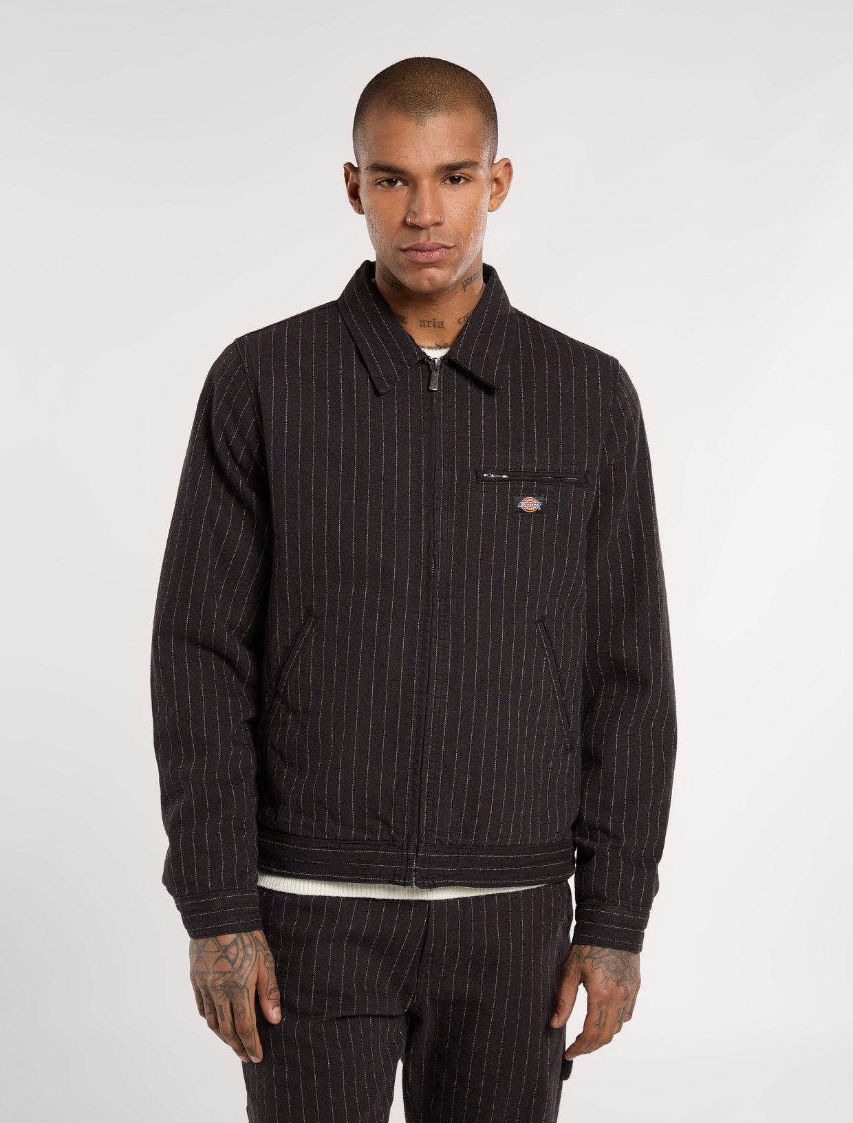 60’s〜Angelica stripe work jacket Dickies Service Cream & Red Work Jacket | Zumiez