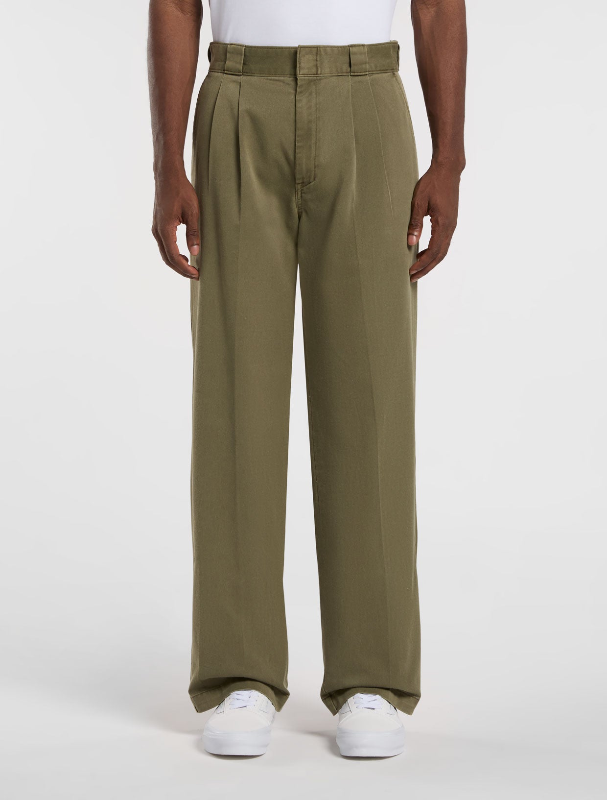 ユッキー Unionville lightweight pleated work trousers | Dickies BE