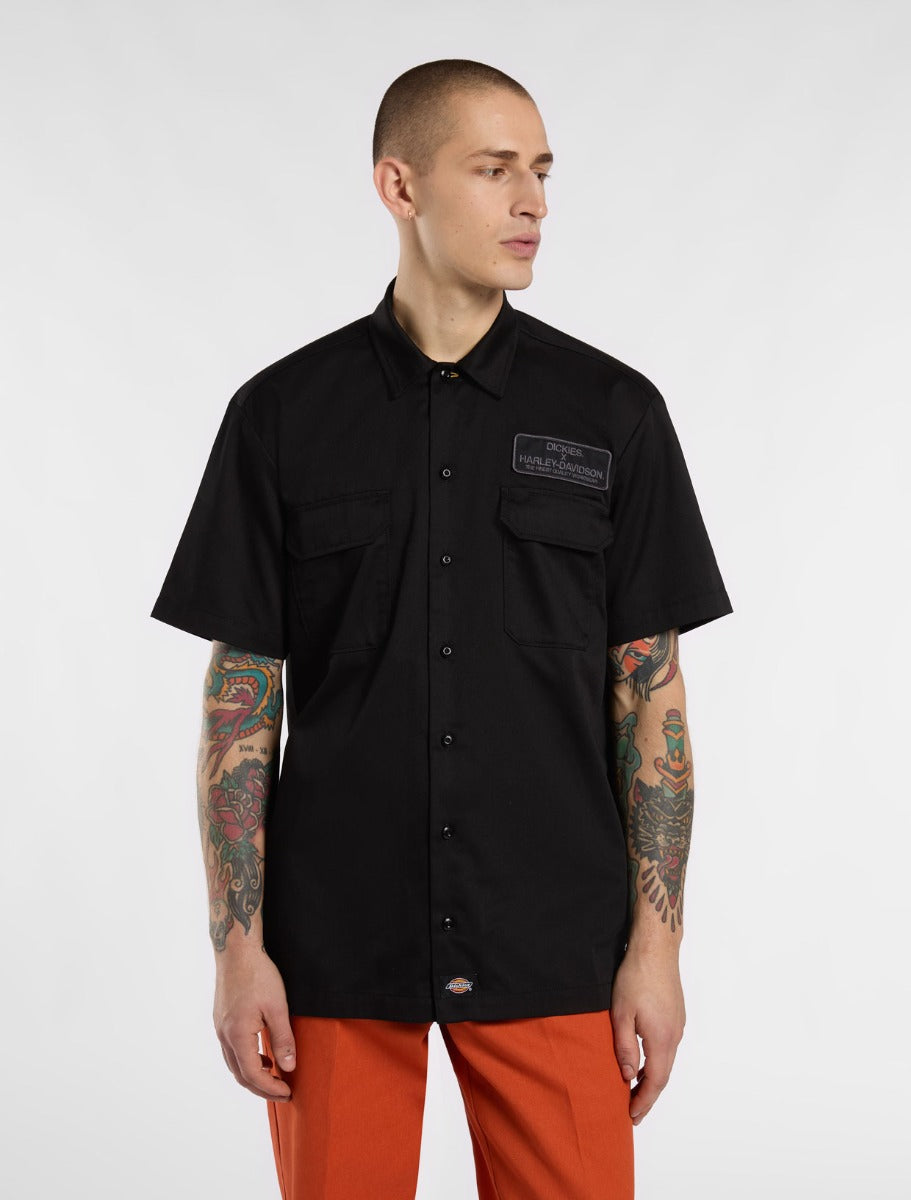 Dickies x Harley-Davidson short sleeve work shirt | Dickies GB