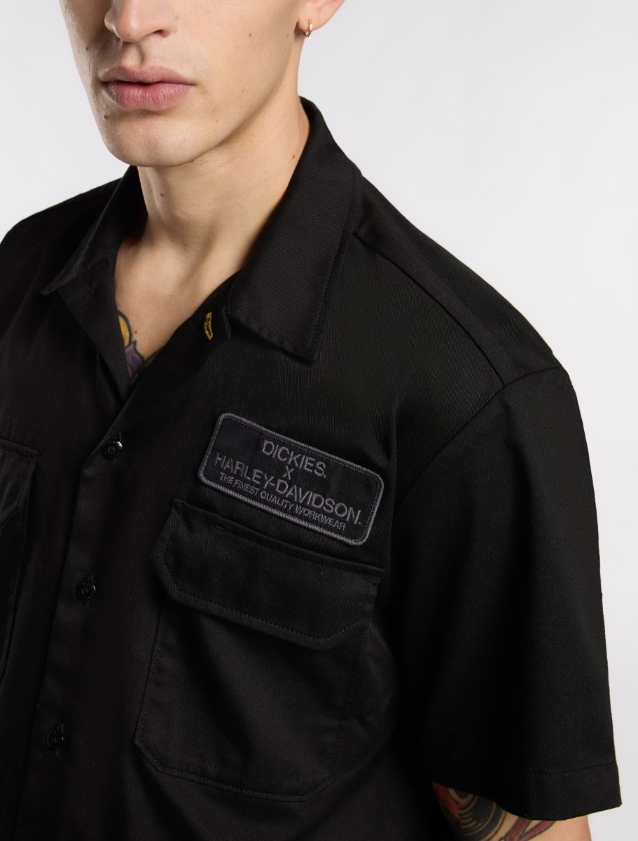Dickies x Harley-Davidson short sleeve work shirt | Dickies GB
