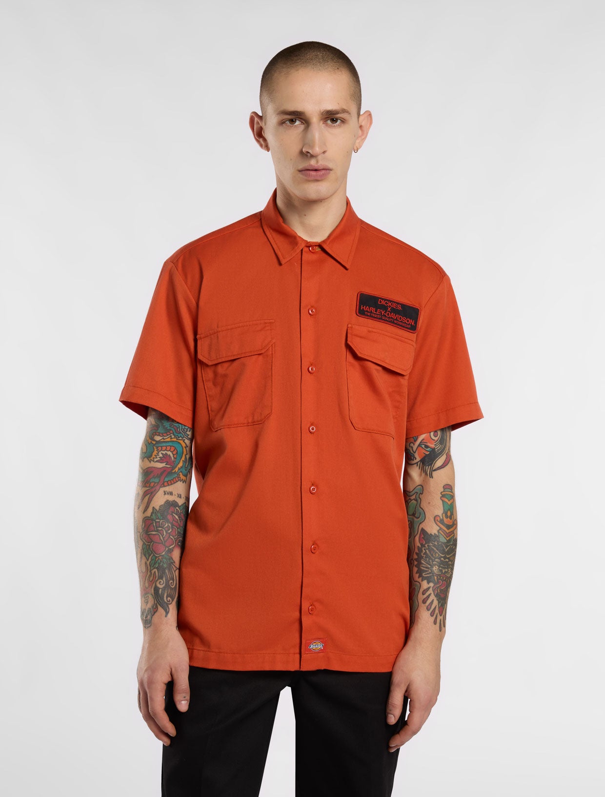 Dickies X Harley-Davidson Short-Sleeve Work Shirt | Dickies GB