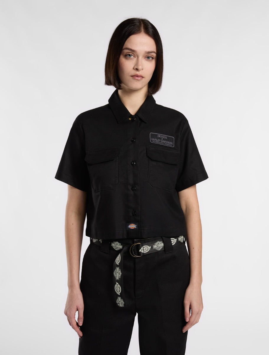 Dickies X Harley-Davidson Cropped Short-Sleeve Work Shirt | Dickies GB