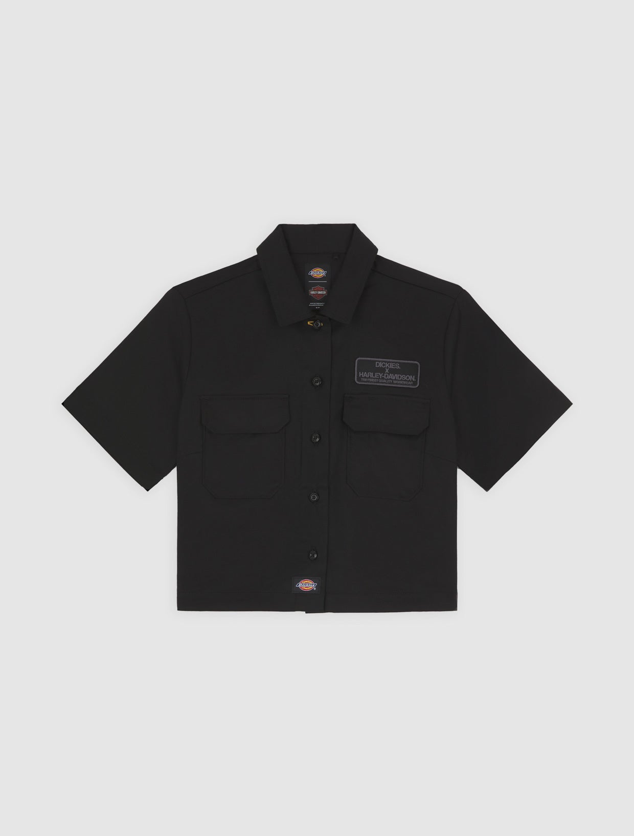 新Dickies Harley-Davidson コラボワークシャツ Dickies X Harley-Davidson Cropped Short-Sleeve Work Shirt | Dickies GB