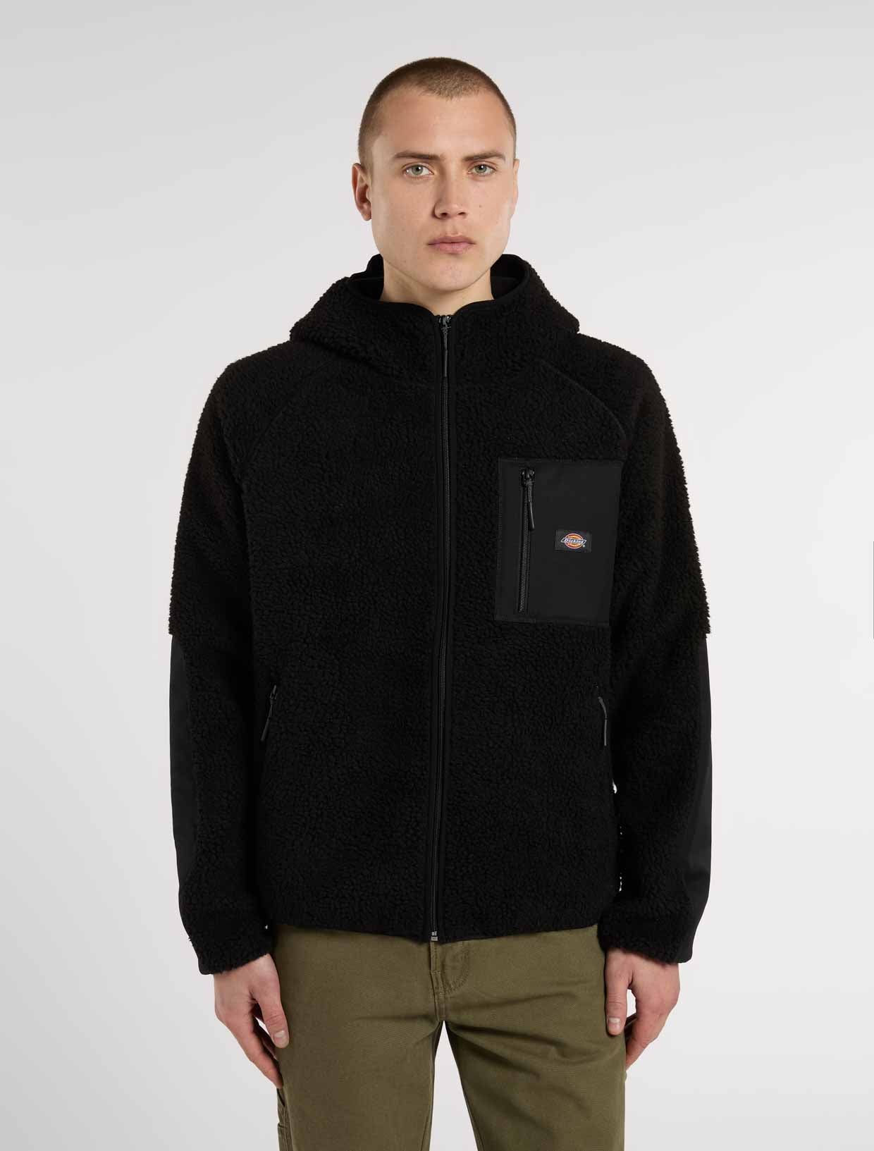 Central high pile hooded fleece | Dickies IE