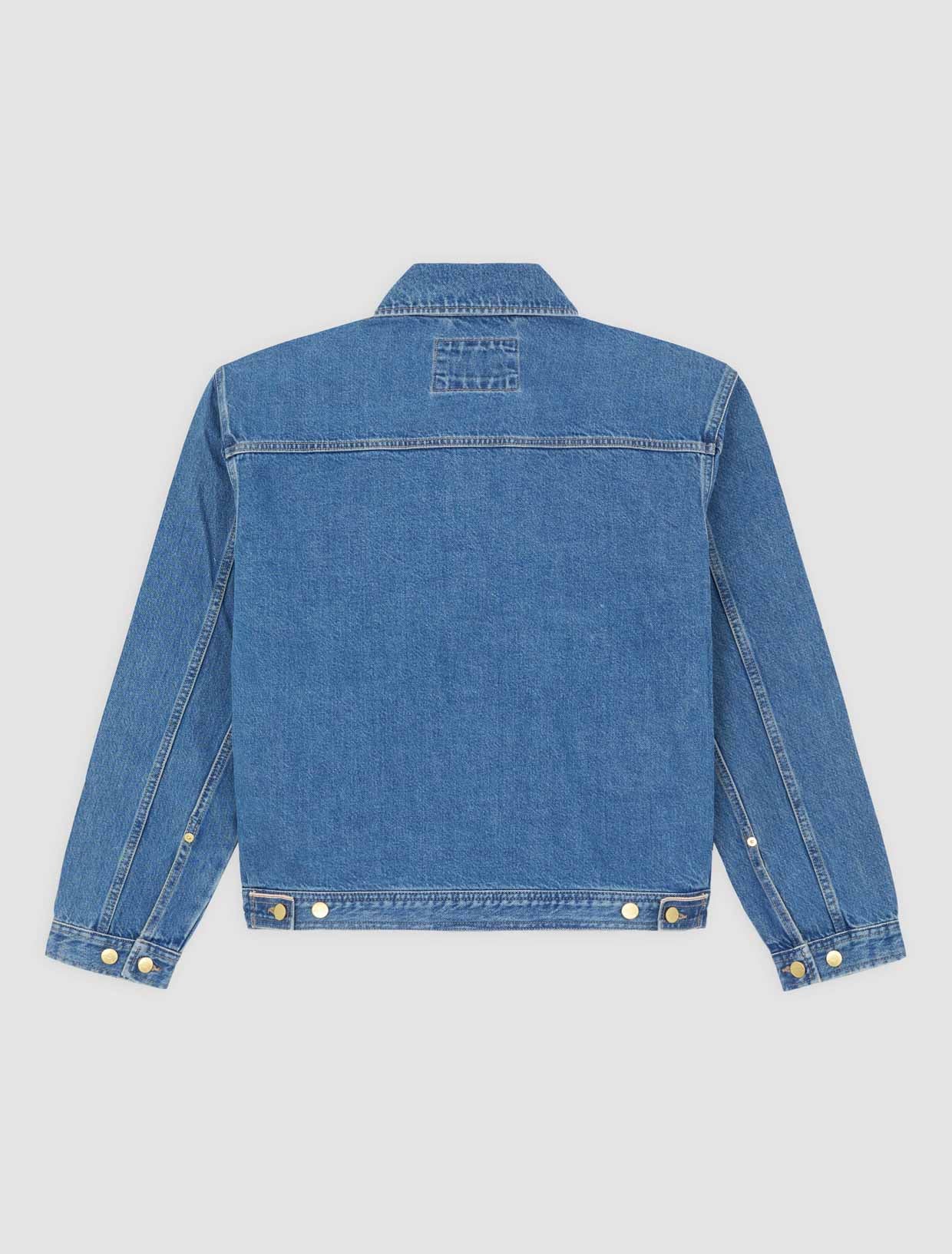 Trucker pleated denim jacket | Dickies DK