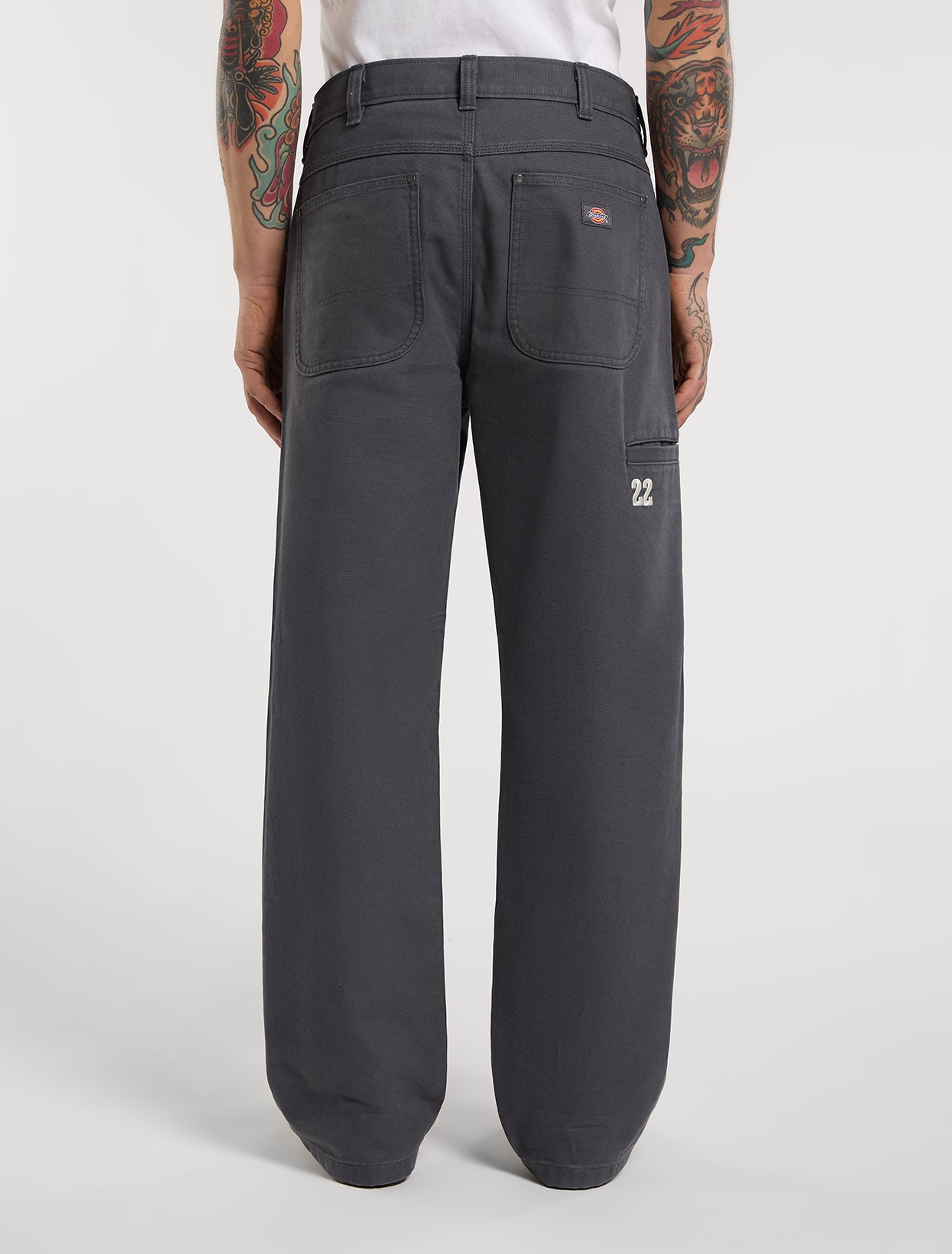 Nashport double knee baggy canvas trousers | Dickies IE