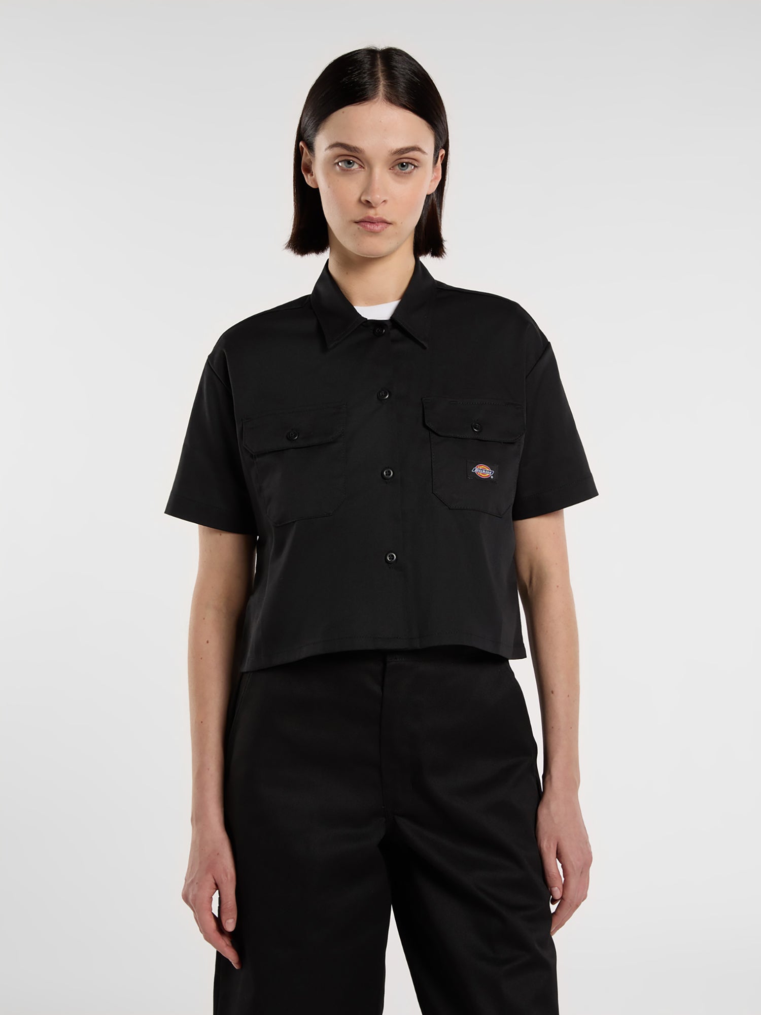 Cropped short sleeve work shirt | Dickies IE